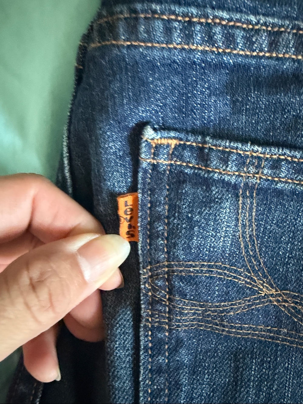 Dark Blue Women's Levi’s Bootcut Jeans flared 70’s inspired - Picture 3 of 6